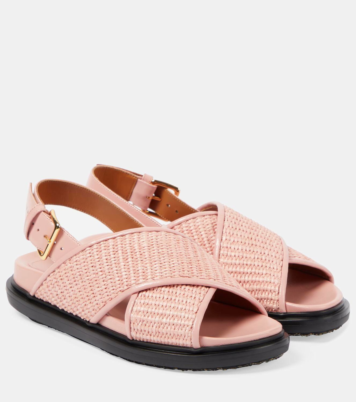 Marni Fussbet raffia-effect sandals Marni