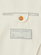 Brunello Cucinelli - Herringbone Twill Blazer - Neutrals