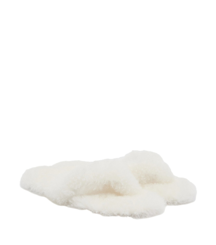 Photo: Christen Home shearling thong sandals