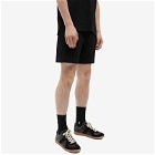 Homme Plissé Issey Miyake Men's Pleated Technical Short in Black