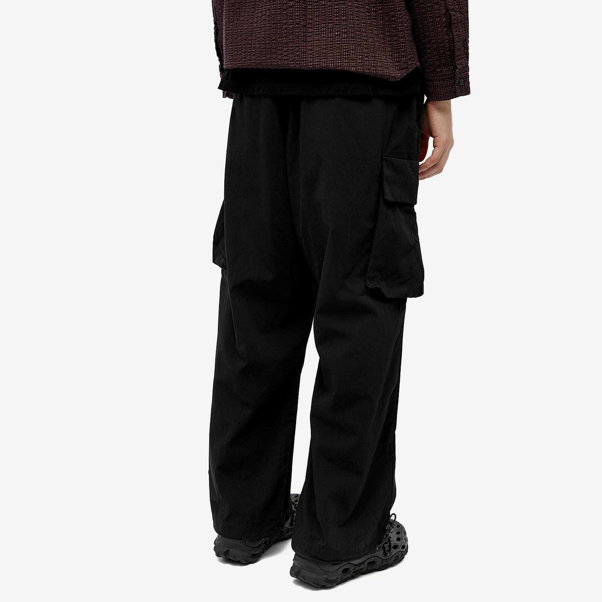 Gramicci Men's x F/CE. Technical Cargo Wide Pant in Black Gramicci