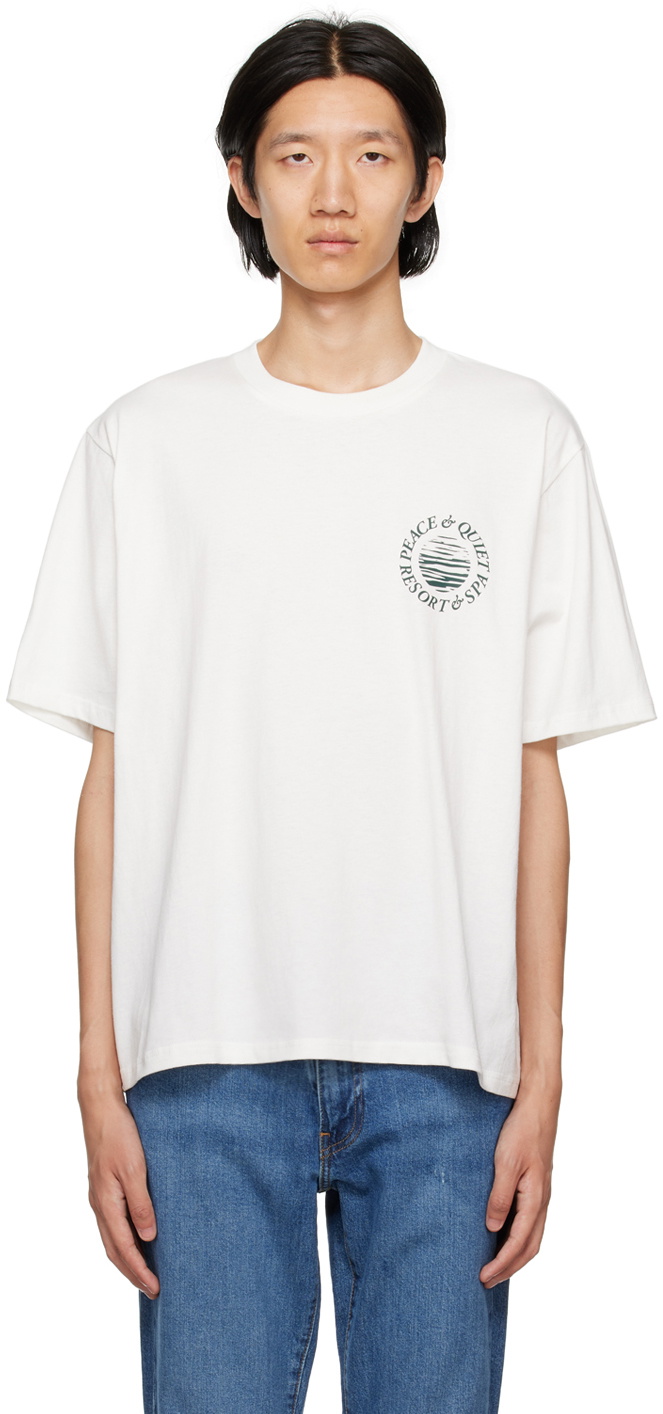 Museum of Peace & Quiet White 'Resort & Spa' T-Shirt Museum of Peace ...