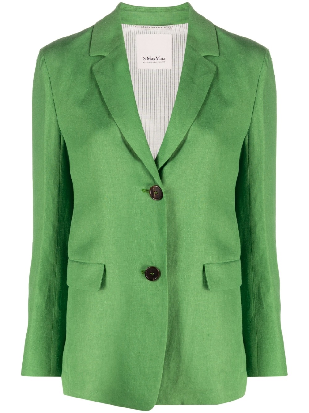 ジャケット Max Mara Single-breasted linen blazer Linen blazer jacket | Max Mara