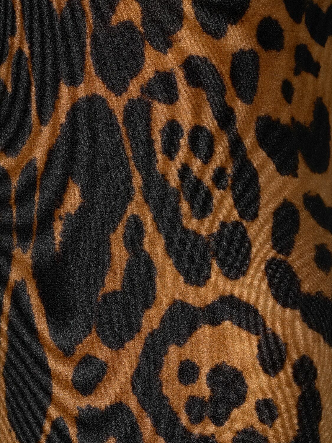 TOM FORD Leopard Print Jersey One Piece Swimsuit