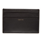 Paul Smith Black and Yellow Brush Stroke Card Holder