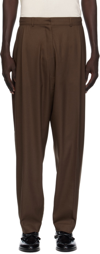Photo: Ashley Williams Brown Peg Trousers