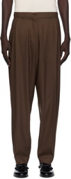 Ashley Williams Brown Peg Trousers