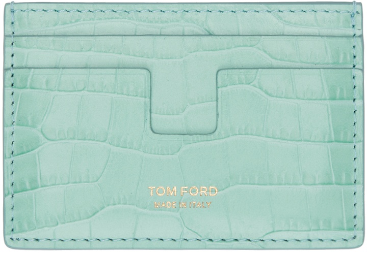 Photo: TOM FORD Blue Classic Card Holder