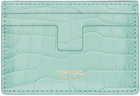 TOM FORD Blue Classic Card Holder