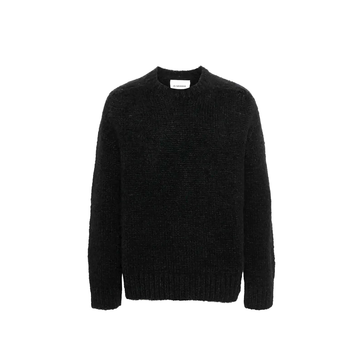 Jil Sander Men's Plus Chunky Knit Jumper in Black Jil Sander