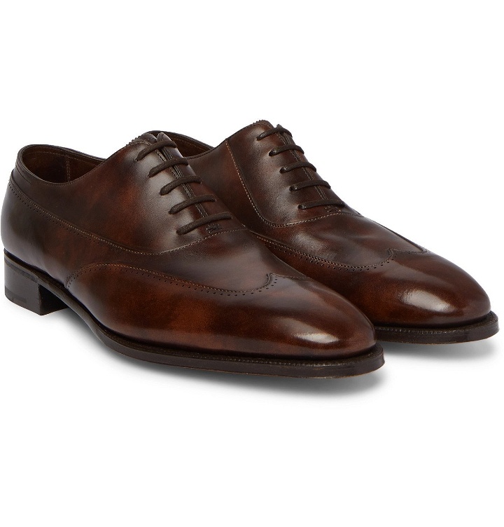 Photo: John Lobb - Strand Museum Leather Oxford Shoes - Brown