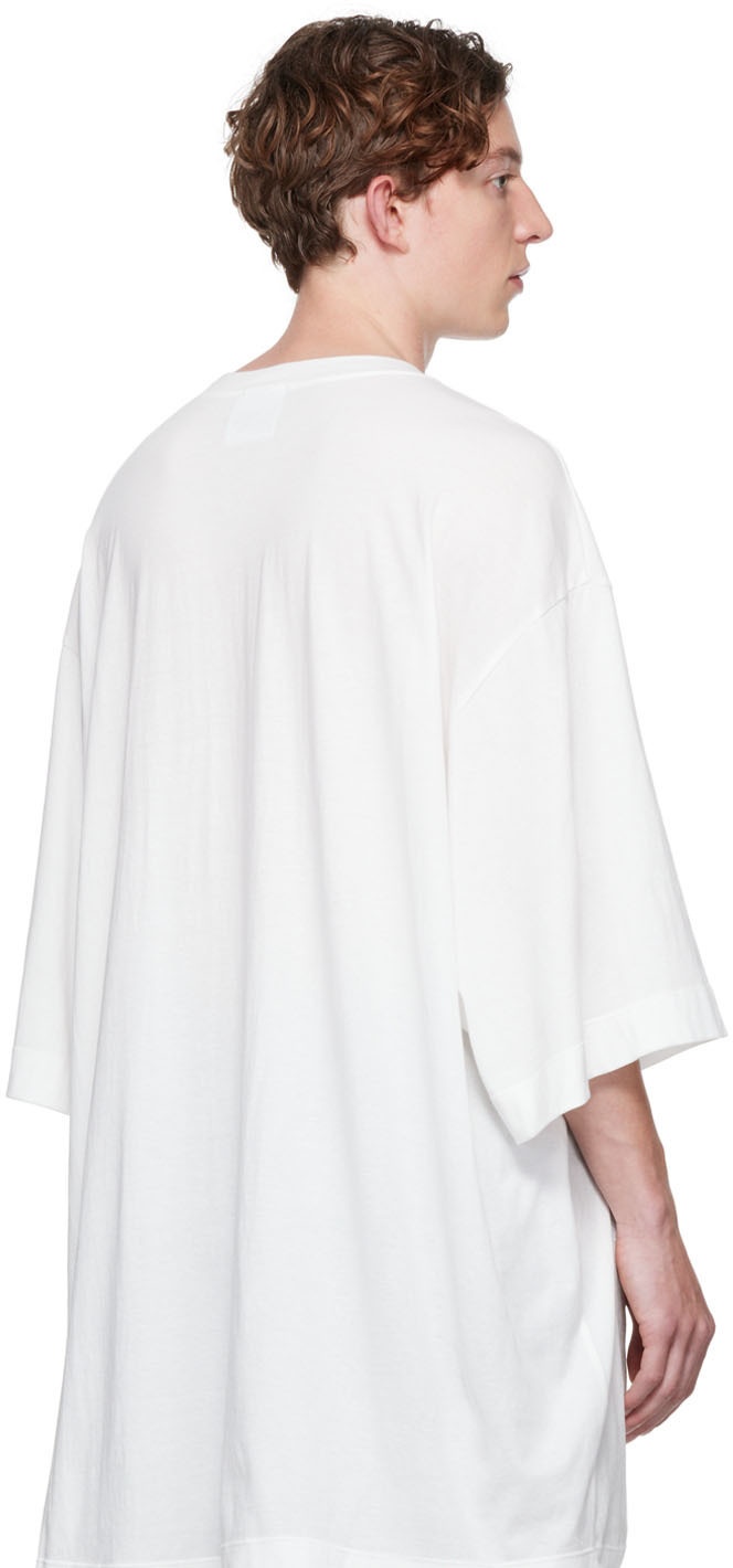 Hed Mayner White Cotton T-Shirt Hed Mayner