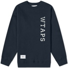 WTAPS Men's Design 01 Logo Sweater in Navy