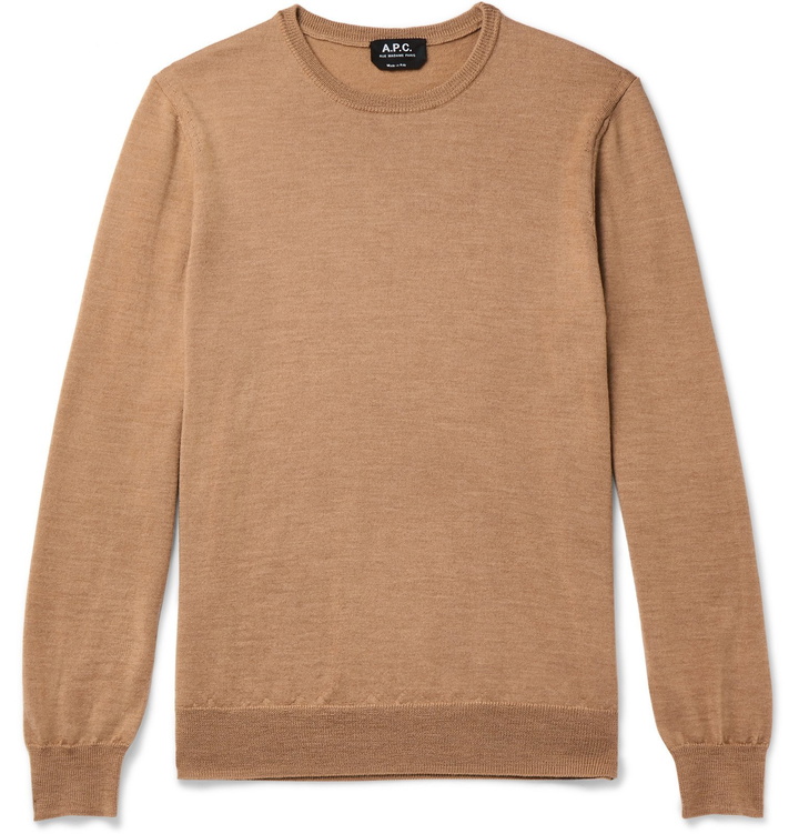 Photo: A.P.C. - King Merino Wool Sweater - Neutrals