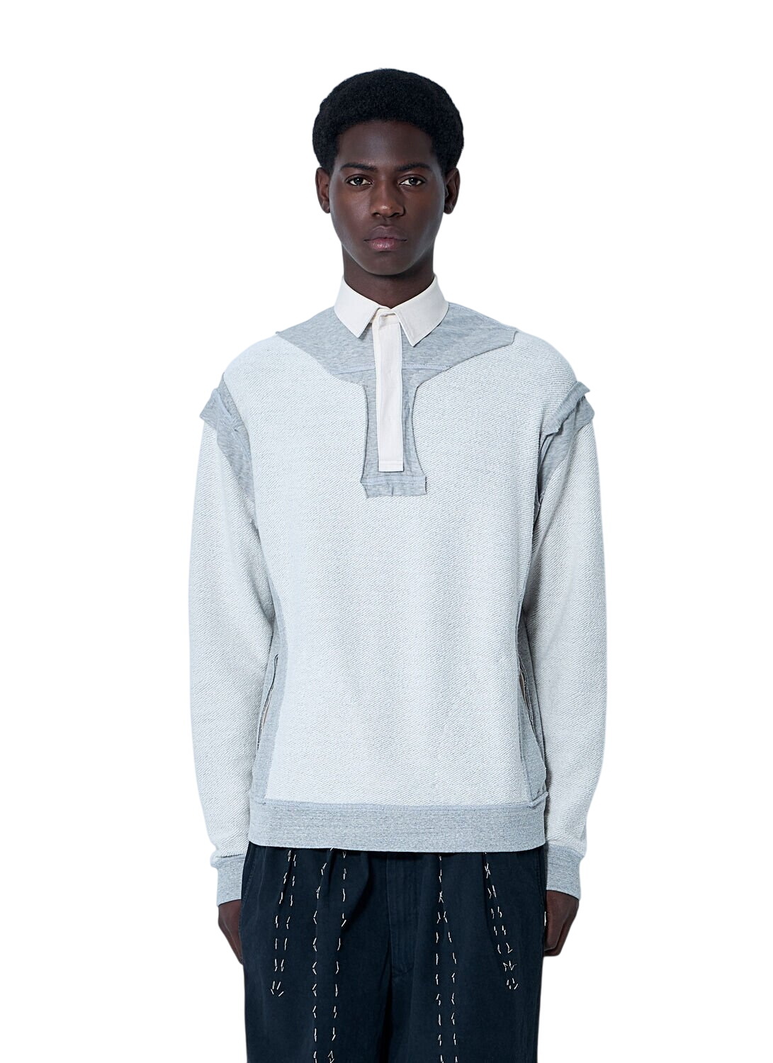 s*g様 Maison Margiela Blue Kimono Shirt s Maison Margiela Blue Kimono Shirt Maison Margiela