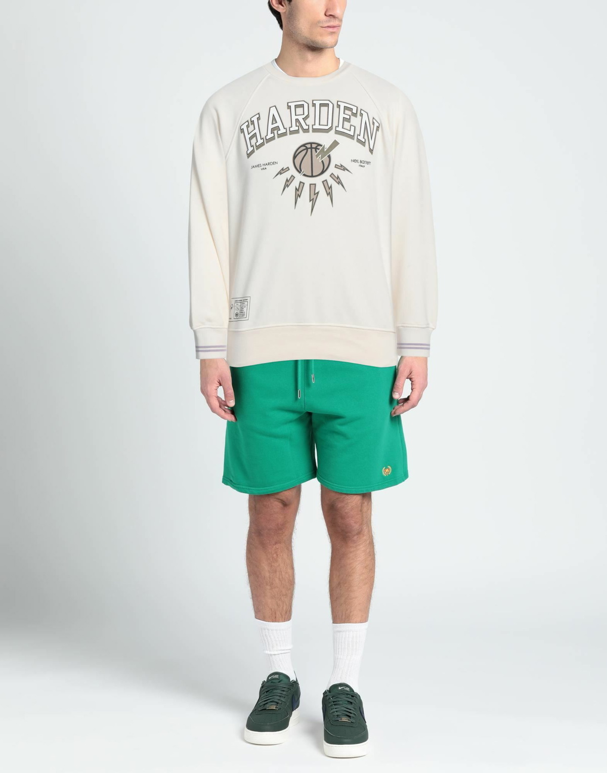 Neil Barrett Mens Sweatshirt Cream