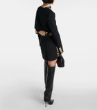 Pucci Vivara-printed cropped wool-blend jacket