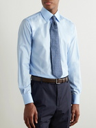 Brioni - Light-Blue Cotton-Poplin Shirt - Blue