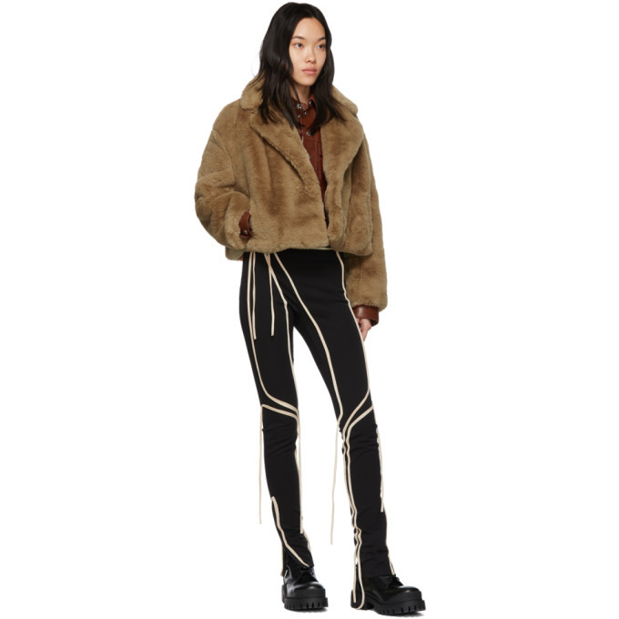 Stand Studio Brown Faux-Fur Janet Jacket Stand Studio