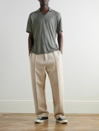 Rag & Bone - Johnny Linen Polo Shirt - Green