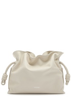 Loewe Flamenco Leather Clutch - Off White - One Size