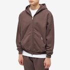 Represent Men's Blank Zip Hoody in Plum