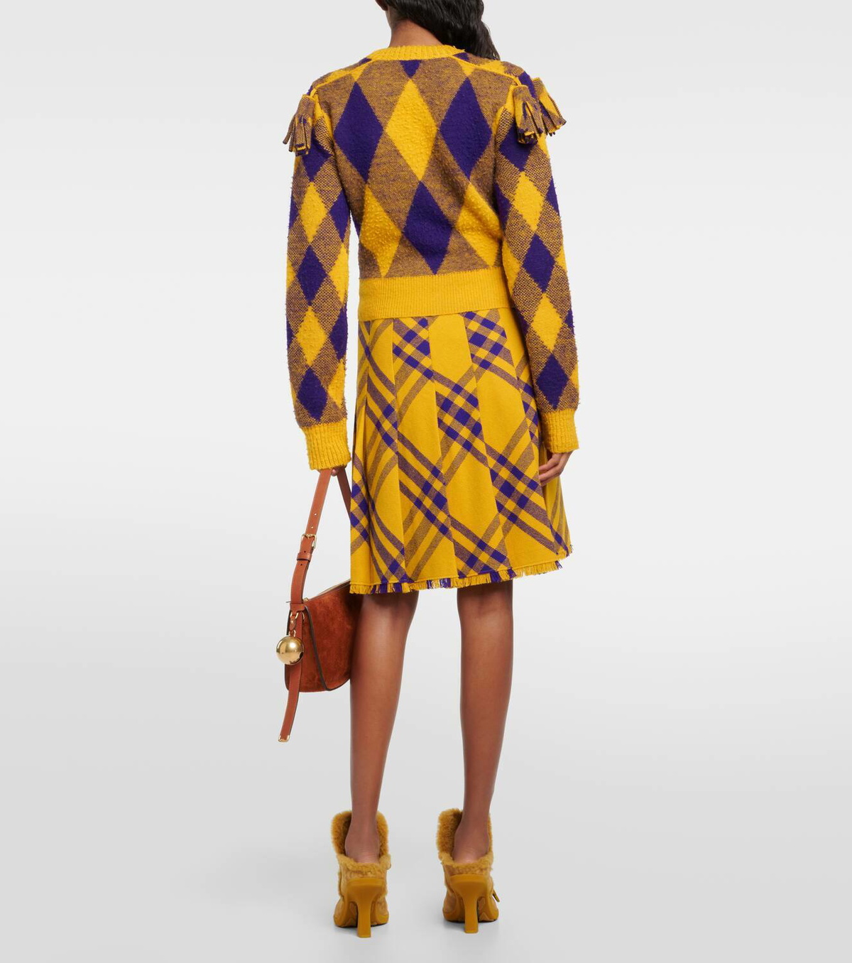 【送料&関税込】Burberry Argyle Motif Dress 送料&関税込】Burberry Argyle Motif Dress Burberry Argyle