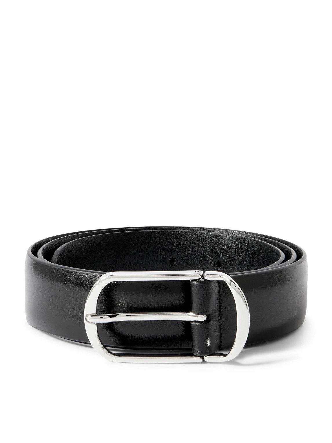 Anderson's - 3cm Leather Belt - Black Anderson's
