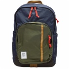 Topo Designs Peak Pack Backpack in Olive/Navy