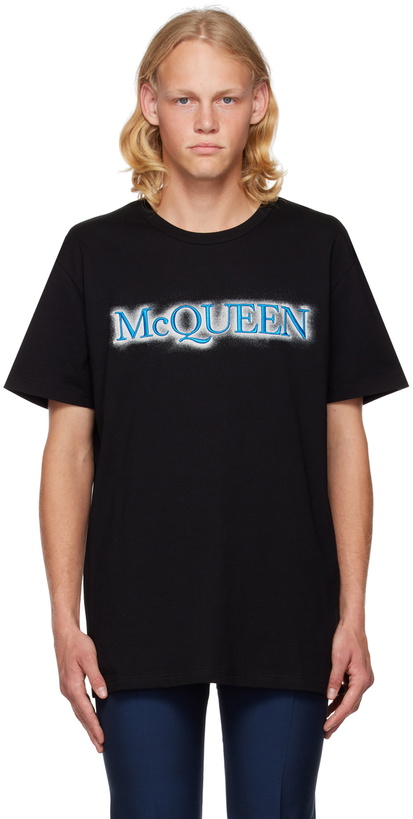 Photo: Alexander McQueen Black Spray T-Shirt