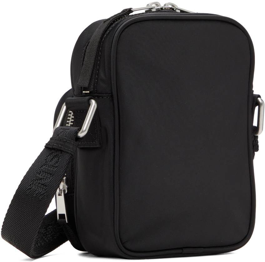 Maison Kitsuné Black Nylon Crossbody Bag