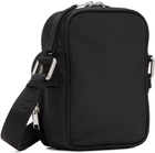 Maison Kitsuné Black Nylon Crossbody Bag