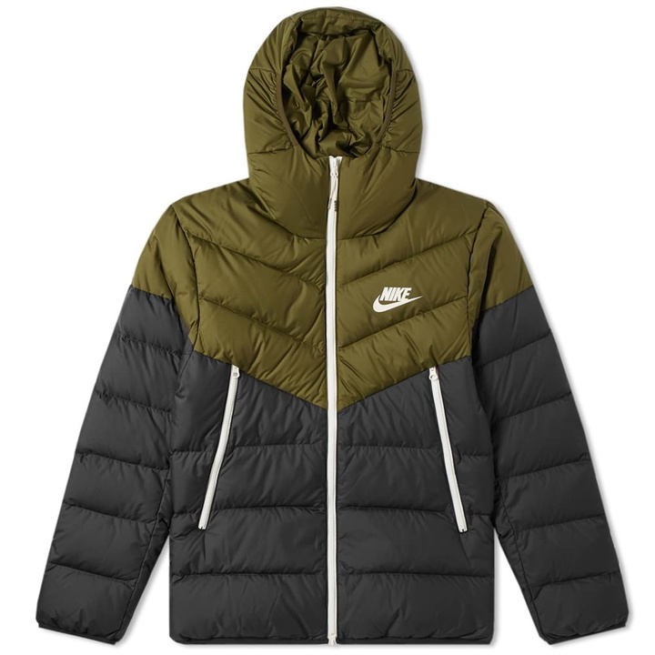 Photo: Nike Down Filled Hooded Windrunner Jacket