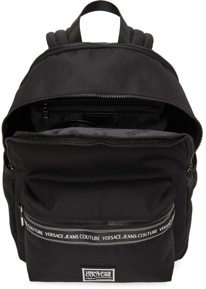 Brand New Versace Jeans Backpack Logo Couture Backpack Black,Gold | VERSACE main image 2