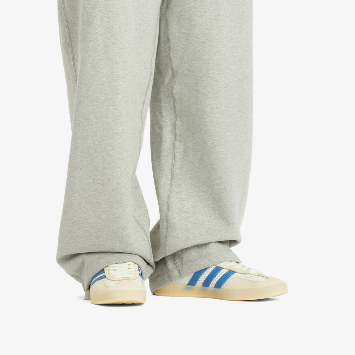 Adidas Gazelle Indoor Sneaker in Off White/Blue/Warm Vanilla adidas