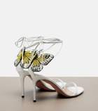 Aquazzura Papillon D'Amour leather sandals