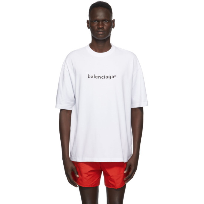 Photo: Balenciaga White New Copyright T-Shirt