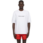 Balenciaga White New Copyright T-Shirt