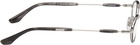 BONNIE CLYDE Silver & Black Voodoo Glasses
