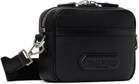 TOM FORD Black Soft Grain leather Traveller Mini Messenger Bag