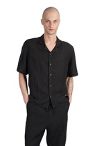 120% Lino Shirt In Black Linen