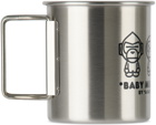 BAPE Silver Baby Milo Camping Mug, 280 mL