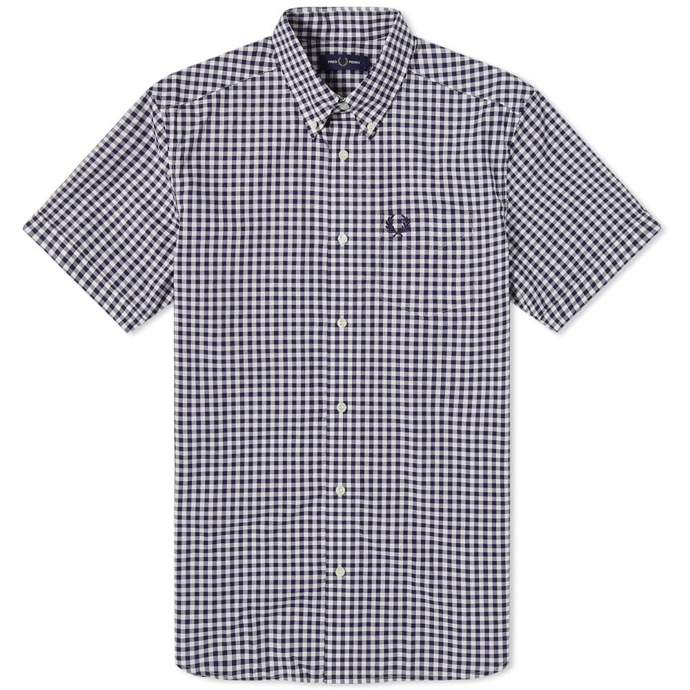 Fred Perry Authentic Gingham Short Sleeve Shirt Fred Perry Authentic