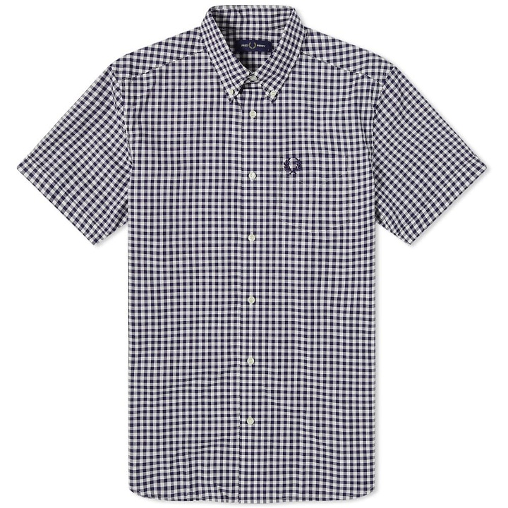 Photo: Fred Perry Authentic Gingham Short Sleeve Shirt