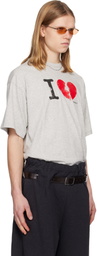 Magliano Gray 'I Suffer' T-shirt