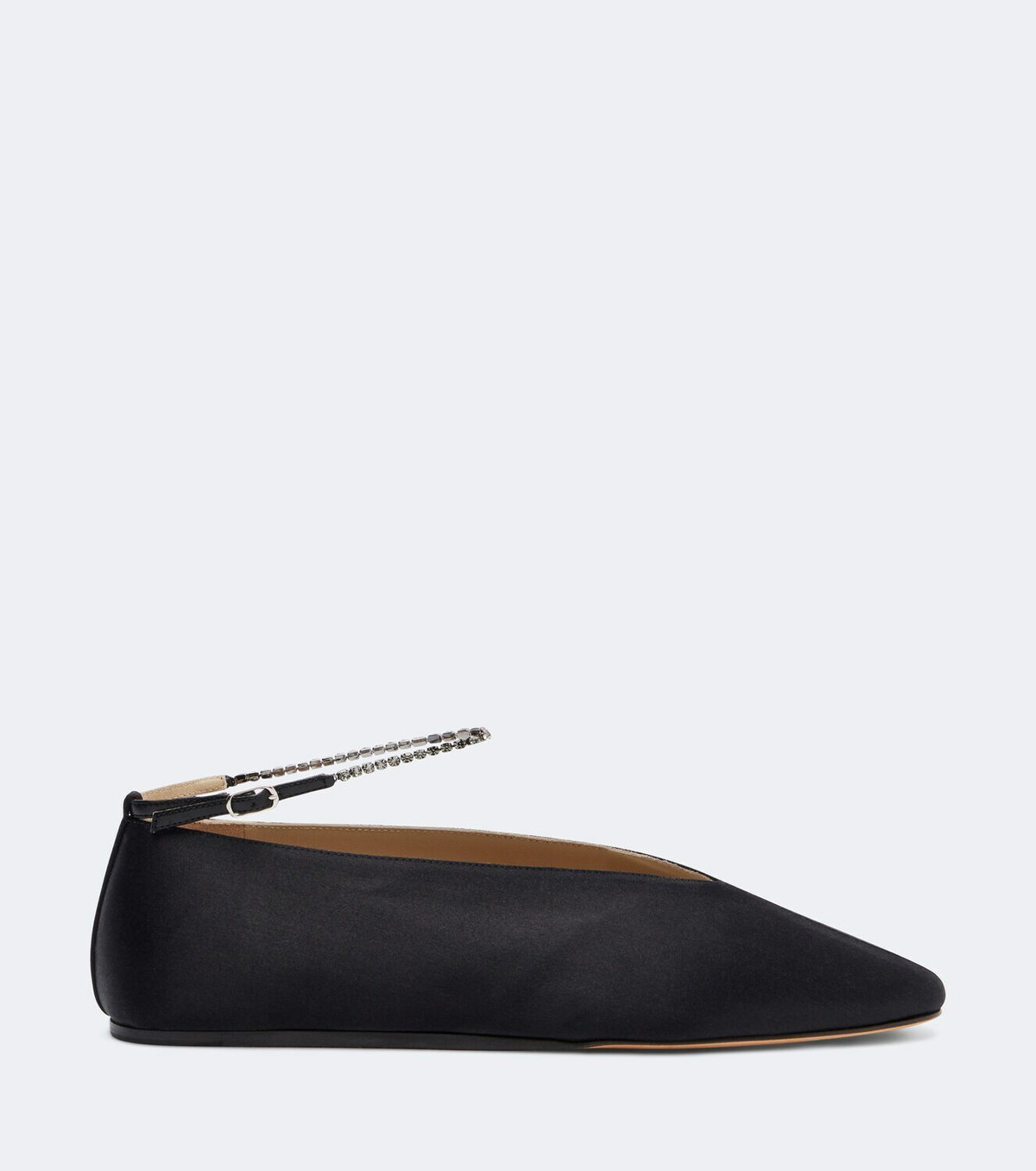 Le Monde Béryl Olympia embellished satin ballet flats