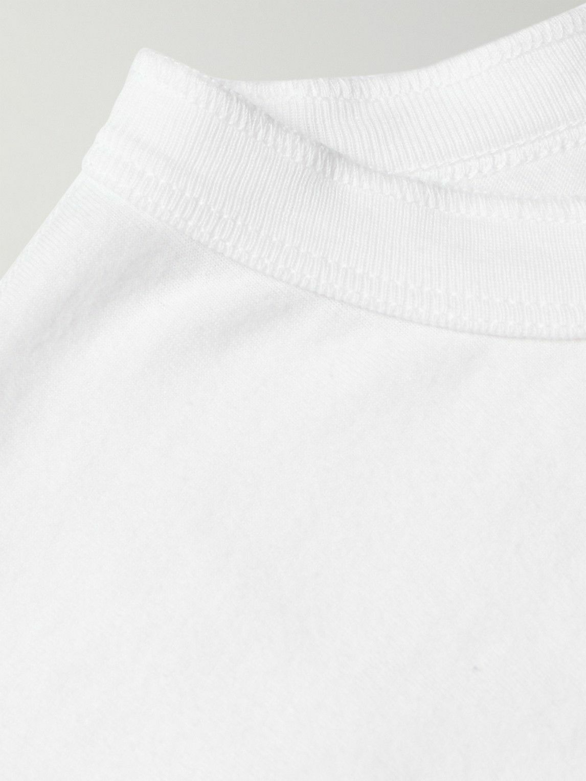 Save Khaki United - Garment-Dyed Supima Cotton-Jersey Henley T-Shirt -  White Save Khaki United