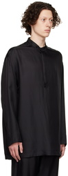 Fear of God Black Viscose Henley