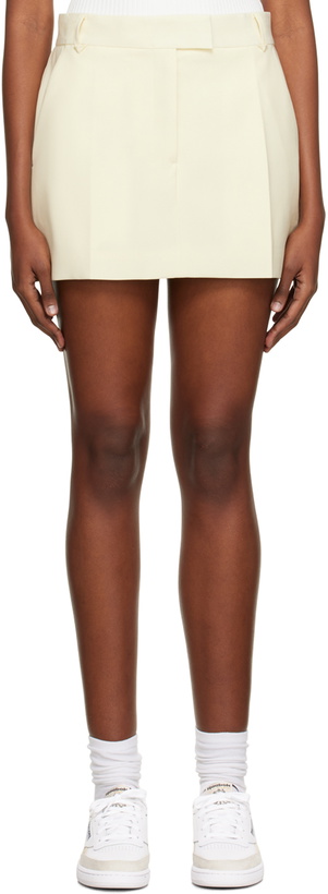 Photo: CAMILLA AND MARC Yellow Santiago Mini Skirt