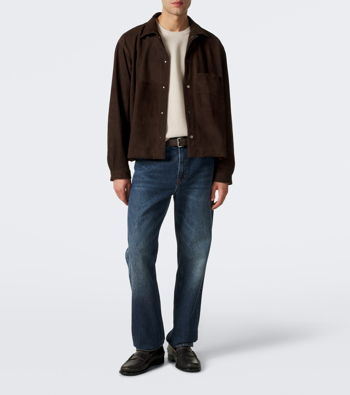 Frame Waffle-knit wool and cashmere sweater